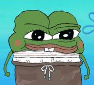pepe reaction spongebob // 750x678 // 397KB